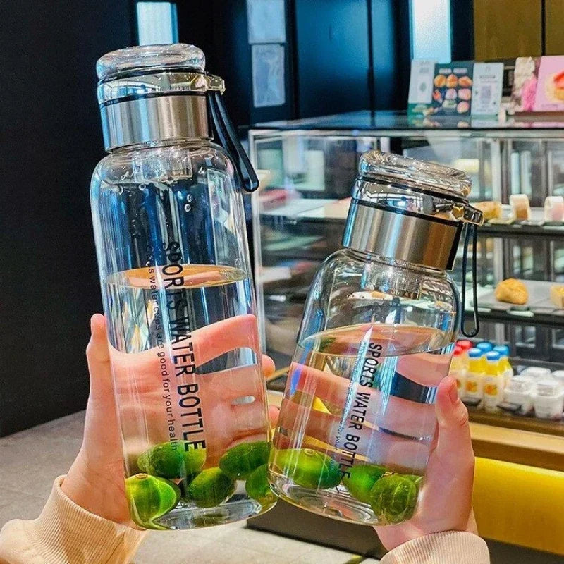 Grote Waterkan 2 Liter Transparant - Praktische Drinkfles voor Melk, Sap & Water