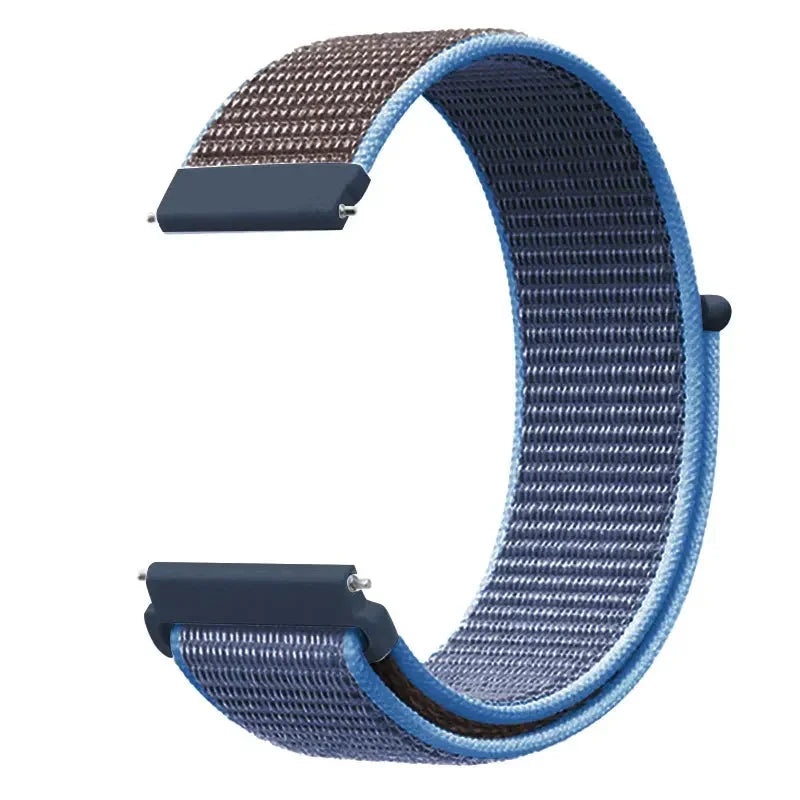 Verstelbare Nylon Sportband voor Smartwatch 20mm 22mm Ademend Polsband Sporthorloge Lichtgewicht Fitness