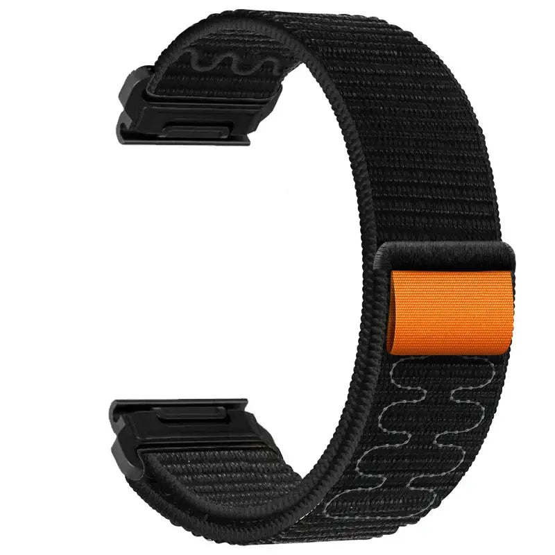Verstelbare Nylon Sportband voor Smartwatch - Ademend Klittenband Polsbandje 20mm 22mm 26mm Fitnesstracker