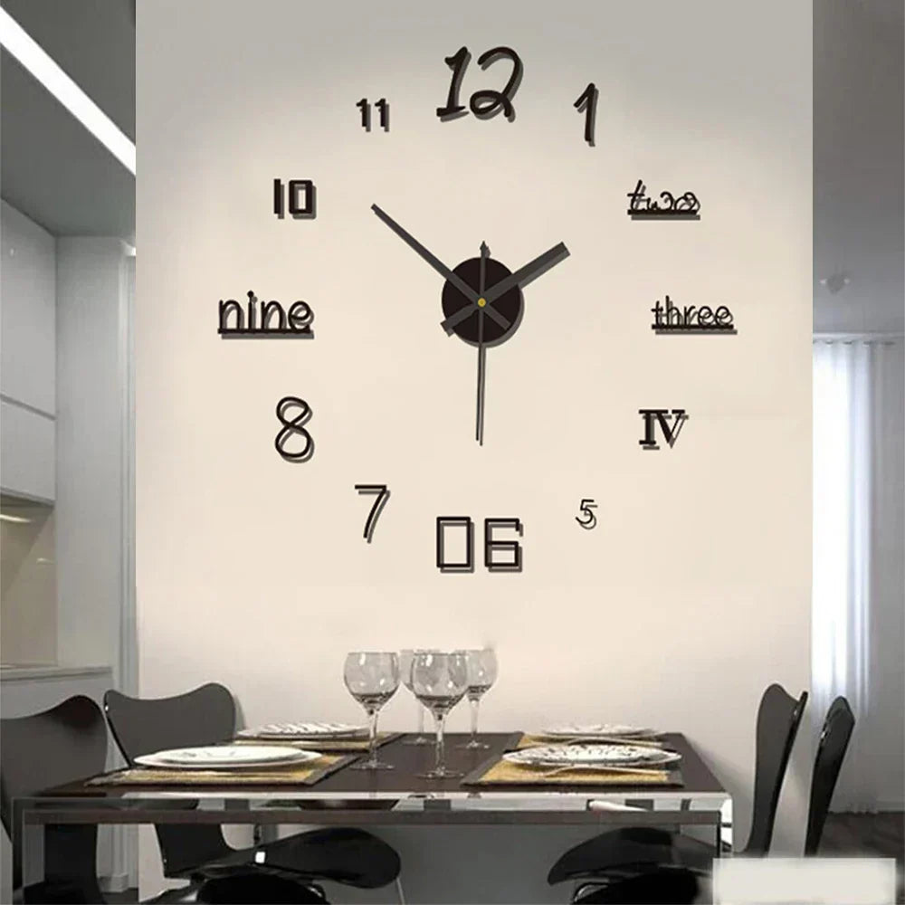 Design Wandklok met Uniek Artistiek Ontwerp - Stil en Decoratief voor Elk Interieur