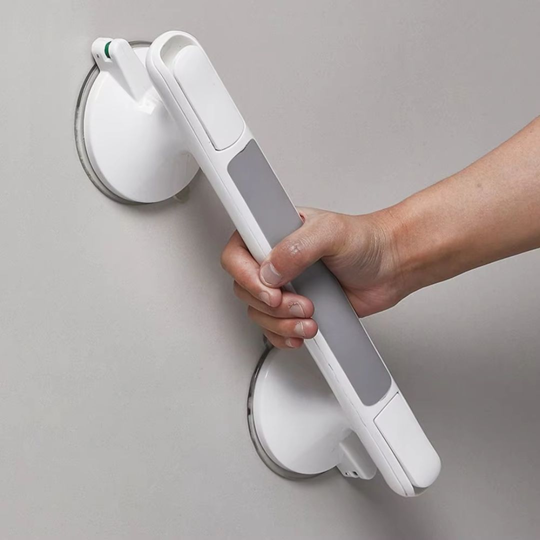 Veiligheidsbeugel voor Douche met Zuignappen - Anti-Slip Steunhandgreep Badkamer Haltergrip Senioren Veiligheid Montagevrij