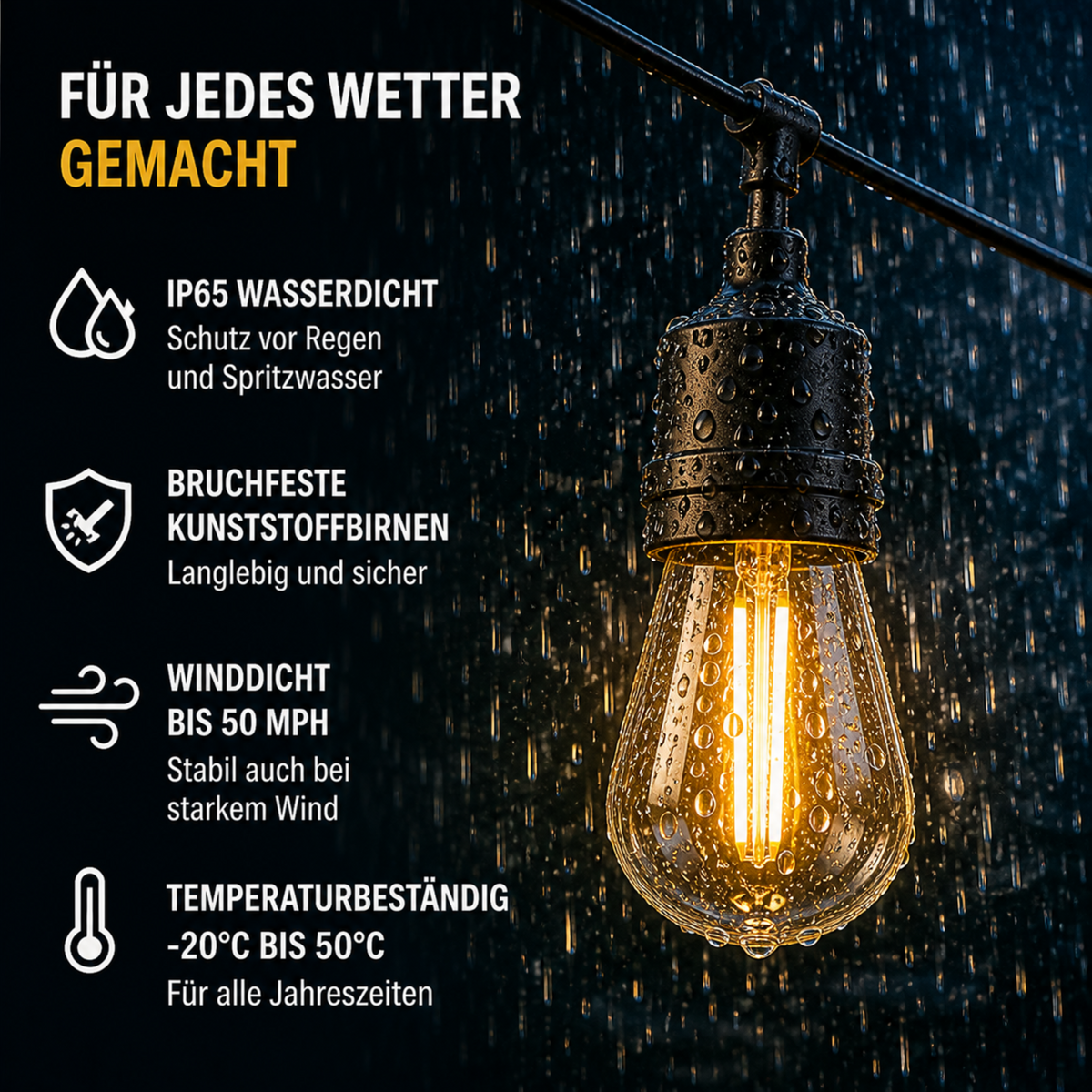 Solar LED Lichtsnoer 5-10m Outdoor Waterdicht Tuinverlichting Camping Decoratie