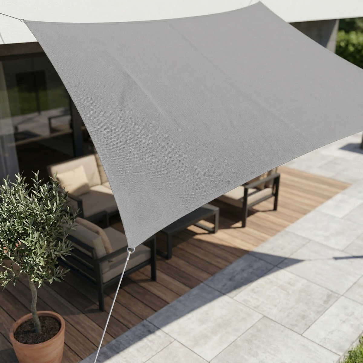 Schaduwdoek Balkon Klein Waterdicht Zonwering UV-Bescherming