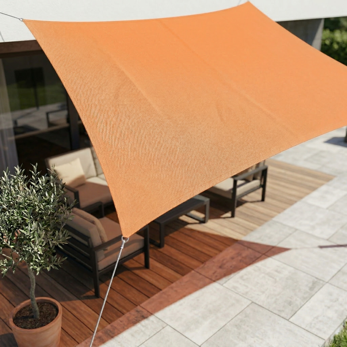 Schaduwdoek Balkon Klein Waterdicht Zonwering UV-Bescherming