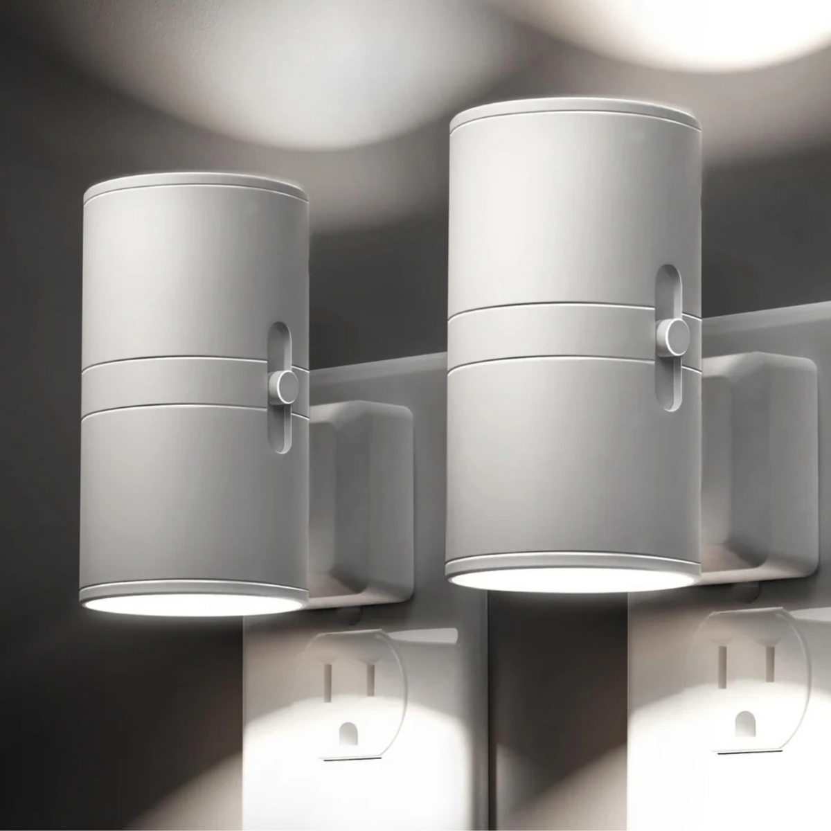 Bauhaus Nachtlampje Dimbaar met Dag-Nachtsensor Wandlamp Warm LED Licht Slaapkamer Hal Badkamer Energiezuinig