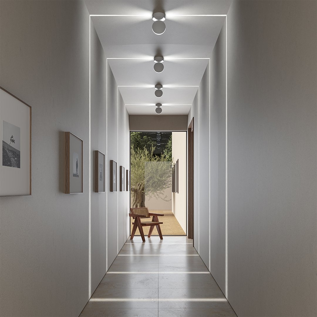 LED Wandlamp 360° Draaibaar Vierkant Lichteffect Warmwit Mat Aluminium Modern Design Wandverlichting