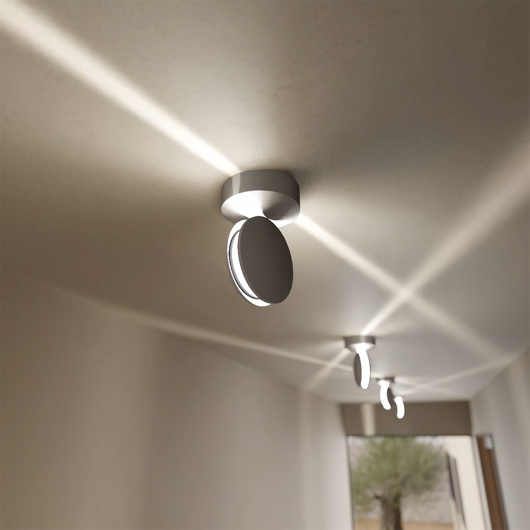 LED Wandlamp 360° Draaibaar Vierkant Lichteffect Warmwit Mat Aluminium Modern Design Wandverlichting