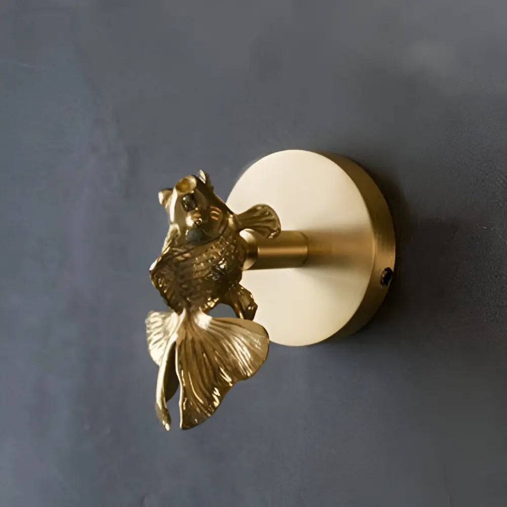 Wandhaak Massief Messing met Gouden Afwerking - Decoratief Dierenmotief voor Entree Slaapkamer Badkamer