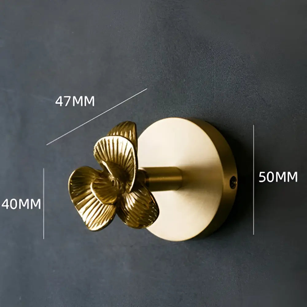 Wandhaak Massief Messing met Gouden Afwerking - Decoratief Dierenmotief voor Entree Slaapkamer Badkamer