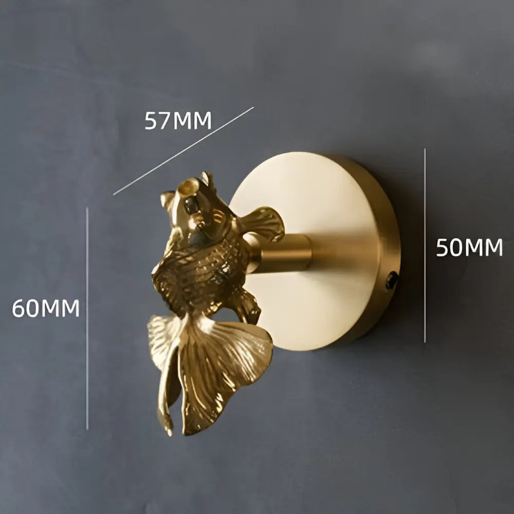 Wandhaak Massief Messing met Gouden Afwerking - Decoratief Dierenmotief voor Entree Slaapkamer Badkamer