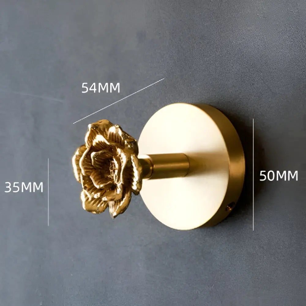 Wandhaak Massief Messing met Gouden Afwerking - Decoratief Dierenmotief voor Entree Slaapkamer Badkamer