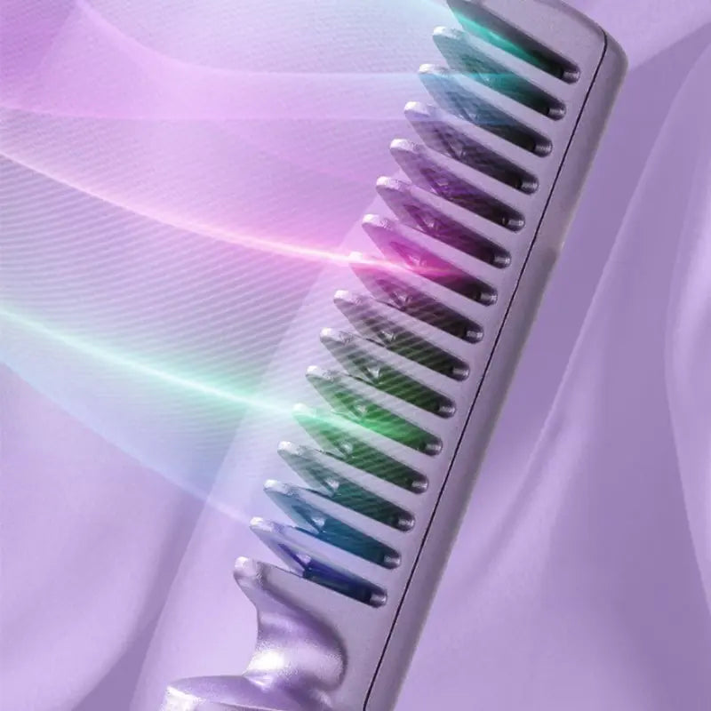 Draadloze Stijltang Borstel - Compact Styling Tool met Keramische Coating & 3 Temperatuurstanden
