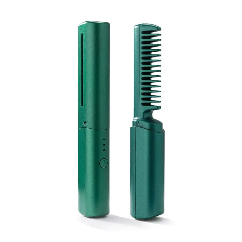 Draadloze Stijltang Borstel - Compact Styling Tool met Keramische Coating & 3 Temperatuurstanden