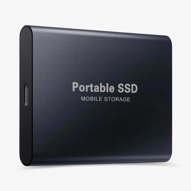 Externe SSD USB-C 1050 MB/s 4TB 8TB 16TB Aluminium Behuizing 50 Gram Laptop