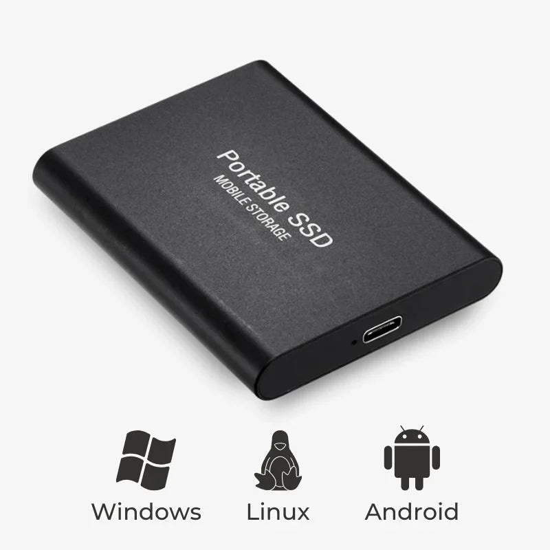 Externe SSD Harde Schijf USB 3.1 Draagbaar 1TB 2TB 4TB 8TB 16TB Plug and Play Windows Mac