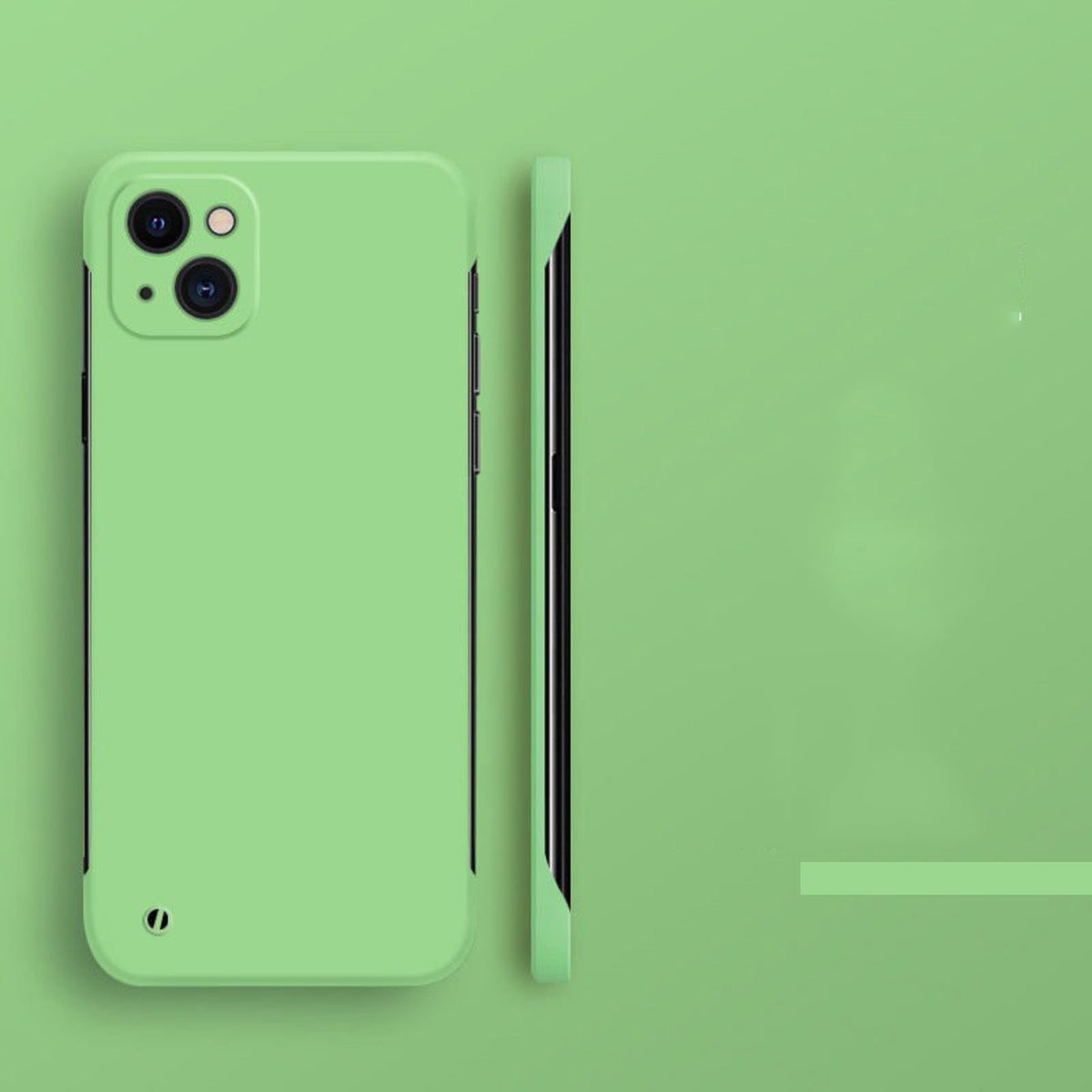 Ultradunne Telefoonhoes iPhone met Camerabescherming Polskoord Gat Minimalistische Stijlvolle Bescherming