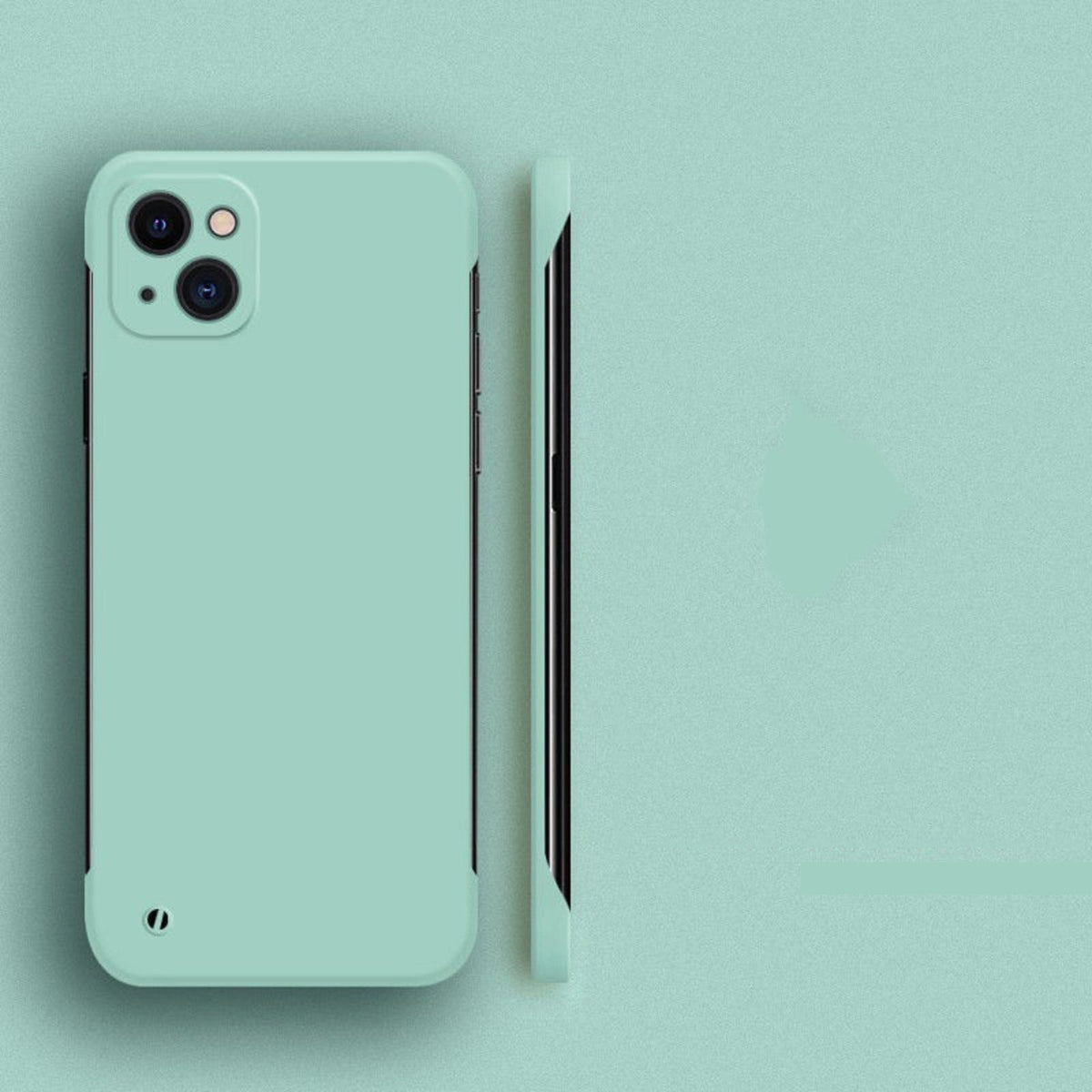 Ultradunne Telefoonhoes iPhone met Camerabescherming Polskoord Gat Minimalistische Stijlvolle Bescherming