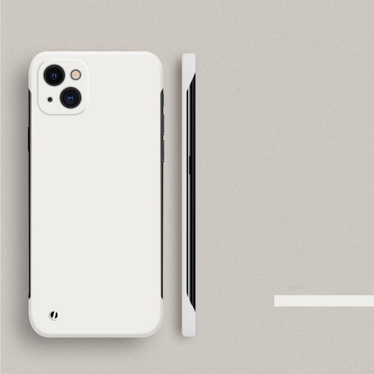 Ultradunne Telefoonhoes iPhone met Camerabescherming Polskoord Gat Minimalistische Stijlvolle Bescherming