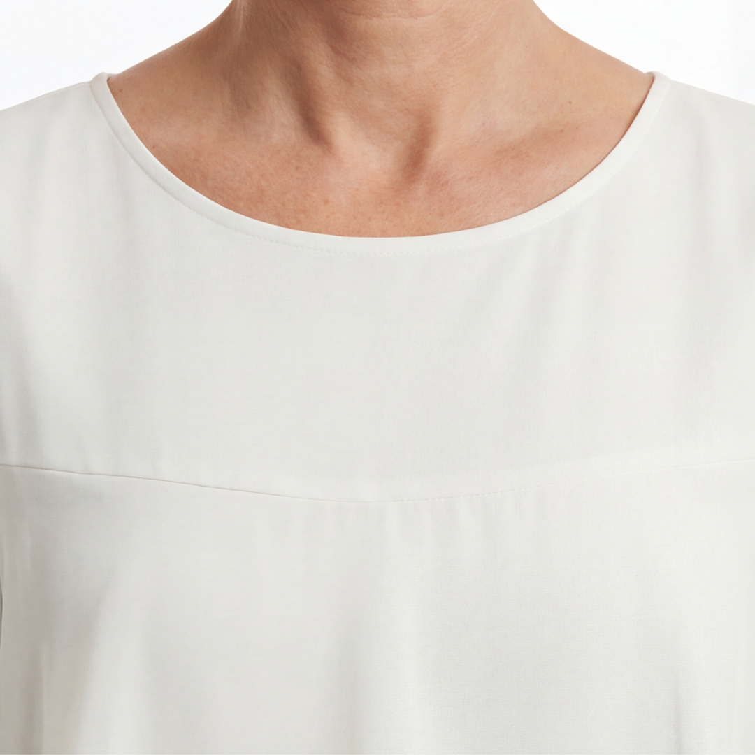 Gelaagde Ruffle Jurk voor Vrouwen - Vloeiende Chiffon met Vleugelmouwen & 4 Lagen