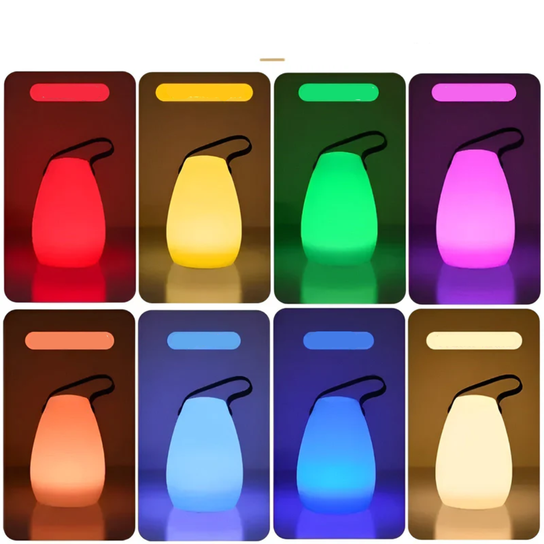 Draadloze Oplaadbare Tafellamp Waterdicht LED 16 Kleuren met Afstandsbediening voor Binnen en Buiten