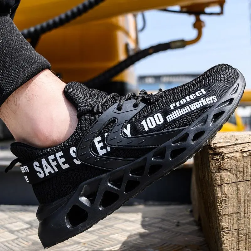 Veiligheidsschoenen Ultralight S3 met Stalen Neus en Kevlar Antislip Zool Maat 40-47 Werk- en Bouwschoenen