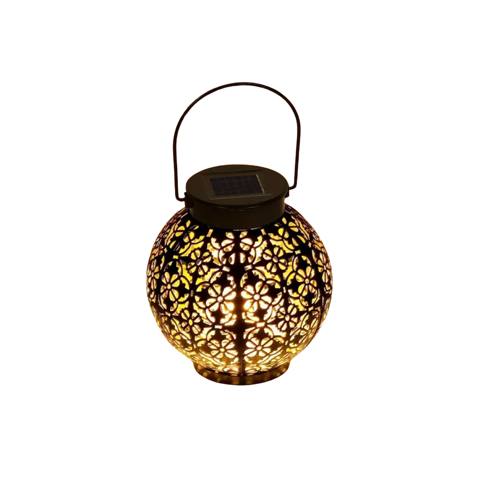 Solarverlichting voor Terras & Tuin - Ronde Sfeerlamp met Warm Licht