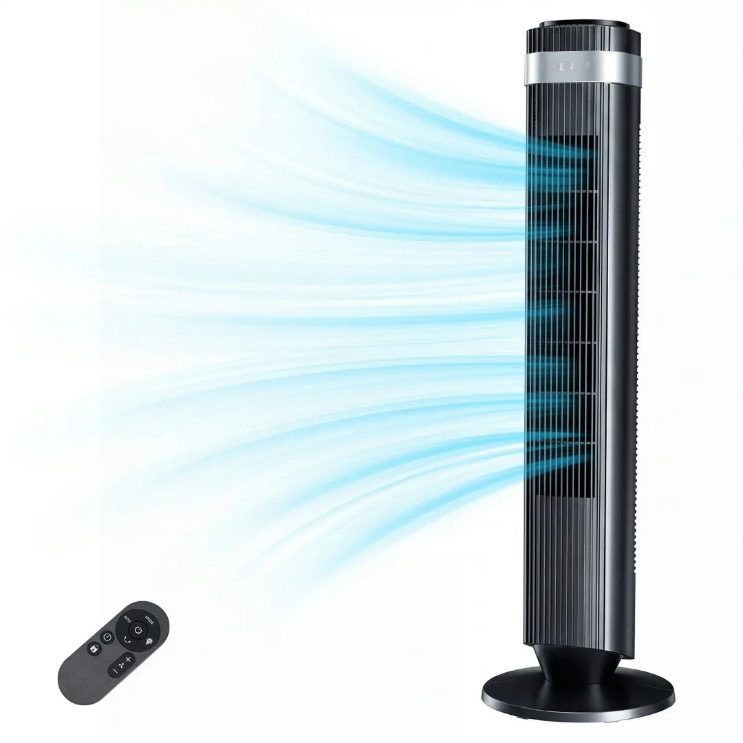 Stille Torenventilator 28dB Bladloos DC-motor Slaapkamer Kantoor Woonkamer Luchtcirculatie Compact Design