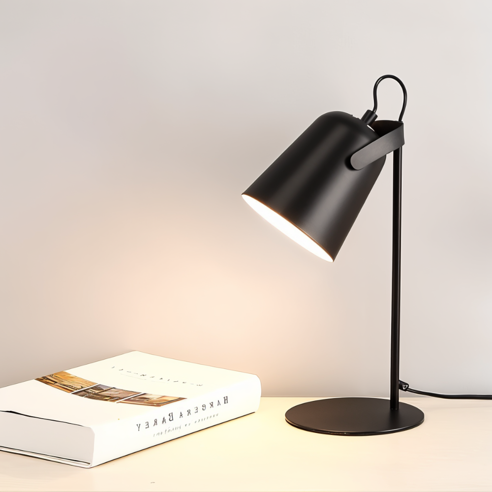 Draaibare Tafellamp met Verstelbare Lichtbundel - Design Verlichting in Zachte Macaron Tinten voor Bureau & Leeshoek