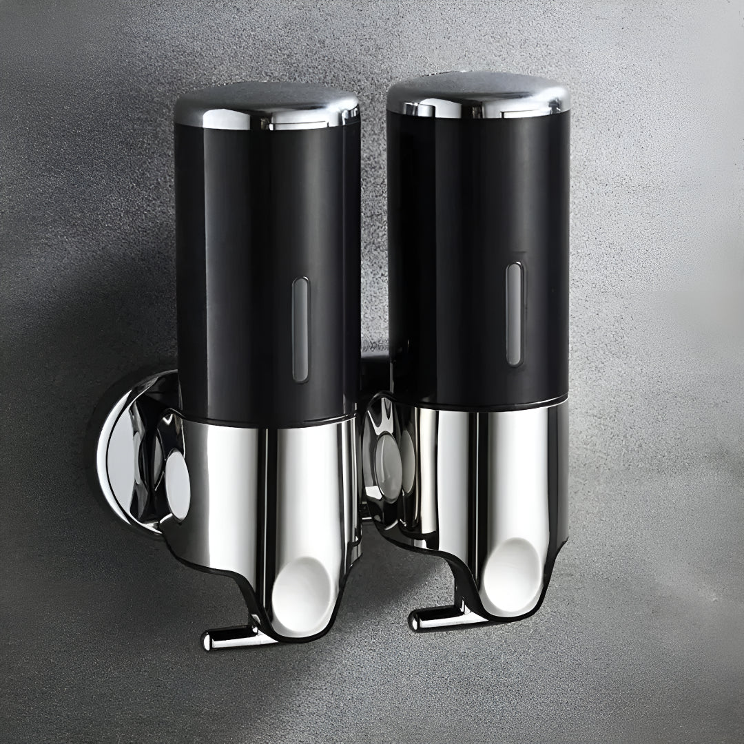 Zeeppompje Wandmontage Messing met Pompje 500ml Goud Zwart Chroom voor Badkamer Keuken Toiletruimte Stijlvol