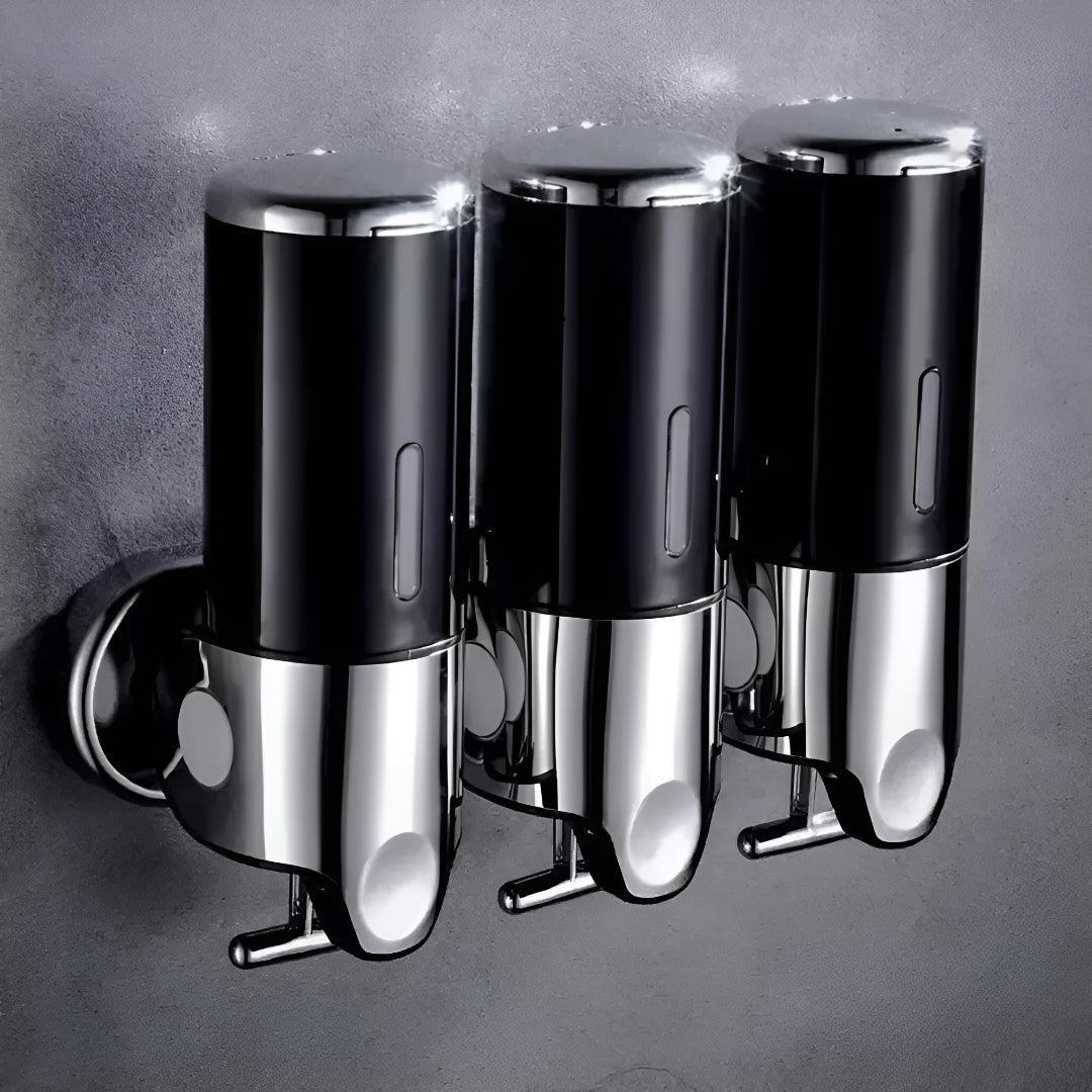 Zeeppompje Wandmontage Messing met Pompje 500ml Goud Zwart Chroom voor Badkamer Keuken Toiletruimte Stijlvol