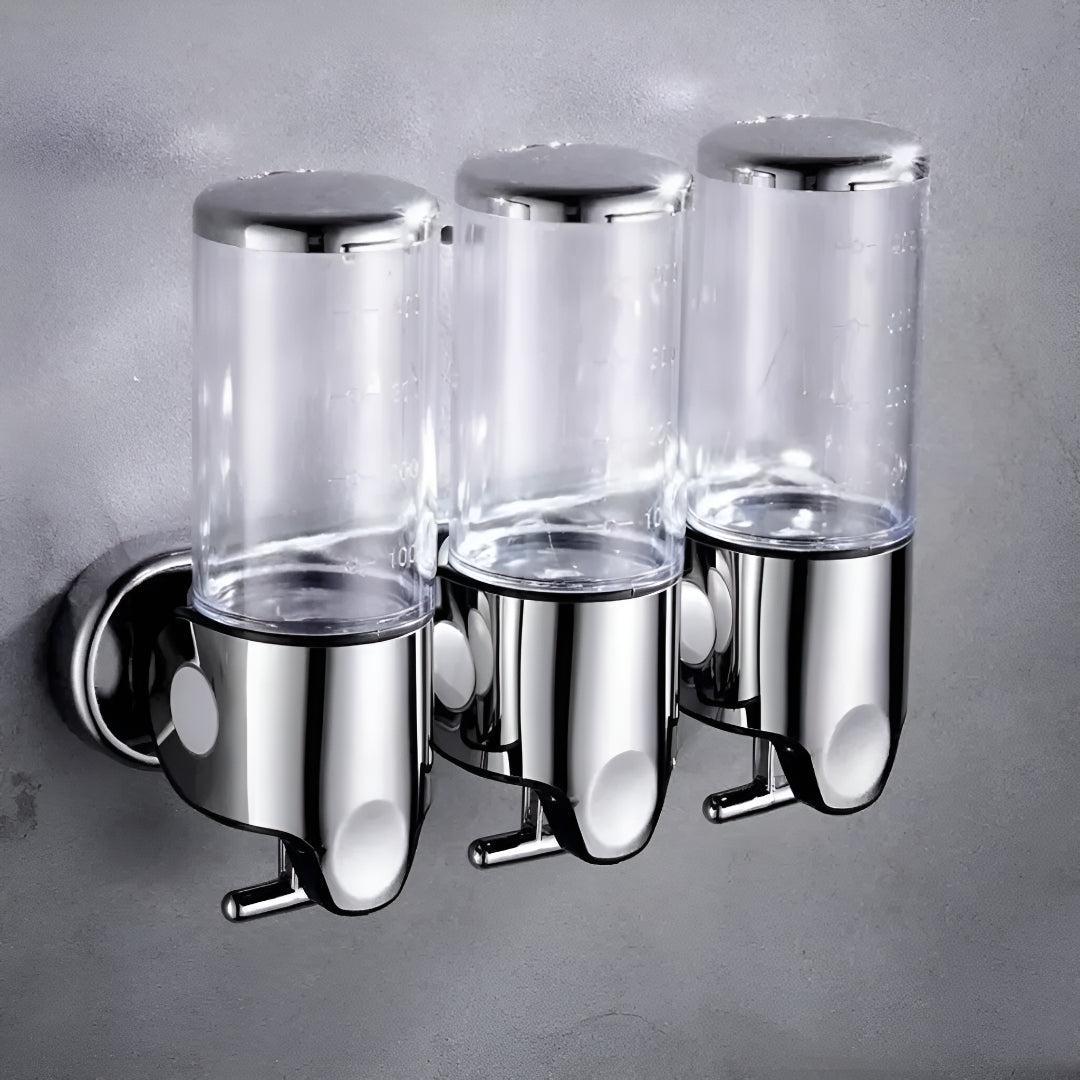 Zeeppompje Wandmontage Messing met Pompje 500ml Goud Zwart Chroom voor Badkamer Keuken Toiletruimte Stijlvol