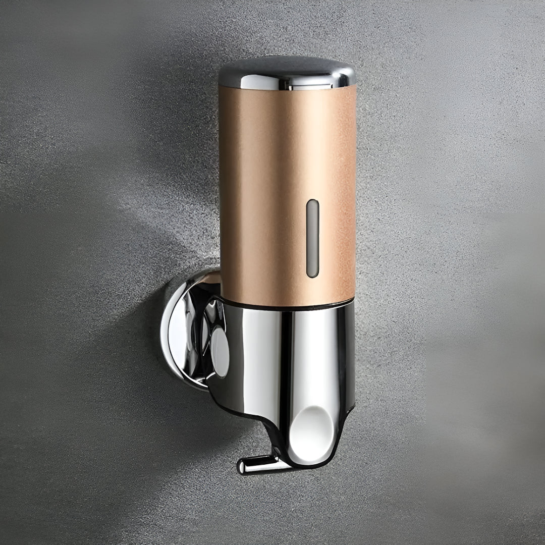 Zeeppompje Wandmontage Messing met Pompje 500ml Goud Zwart Chroom voor Badkamer Keuken Toiletruimte Stijlvol