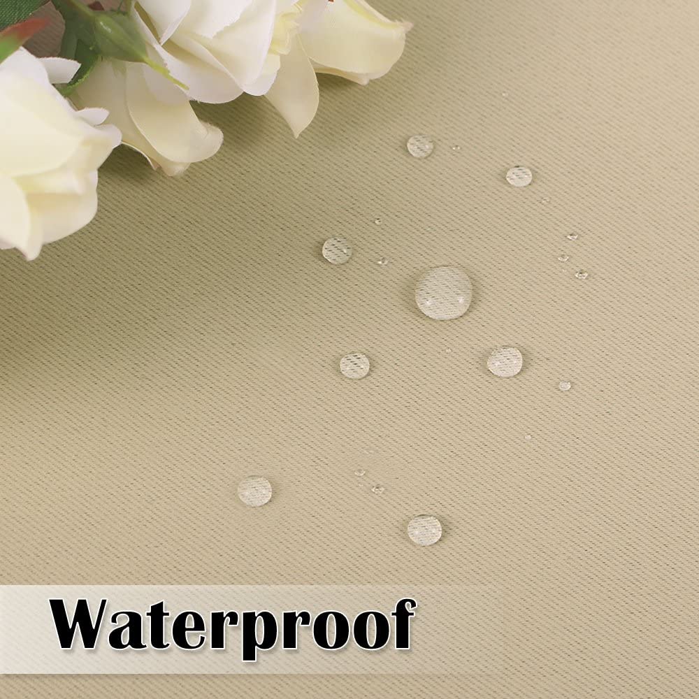 Waterdicht Outdoor Gordijn met Oogjes 1 Paneel - UV-Bescherming Terrasscherm Winddicht & Regenbestendig