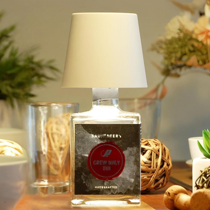 Draadloze Tafellamp met Touch Bediening Dimbaar USB Oplaadbaar Sfeerverlichting Nachtlampje voor Binnen en Buiten