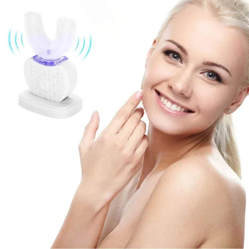 Ultrasone Tandenbleek Tandenborstel met Whitening Functie - Professionele Poetsresultaten