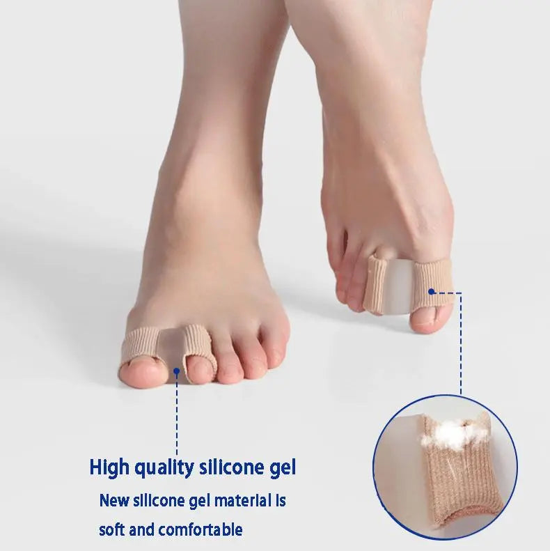 Teenspreiderset Siliconen voor Hallux Valgus en Overlappende Tenen - Zachte Correctie & Pijnverlichting