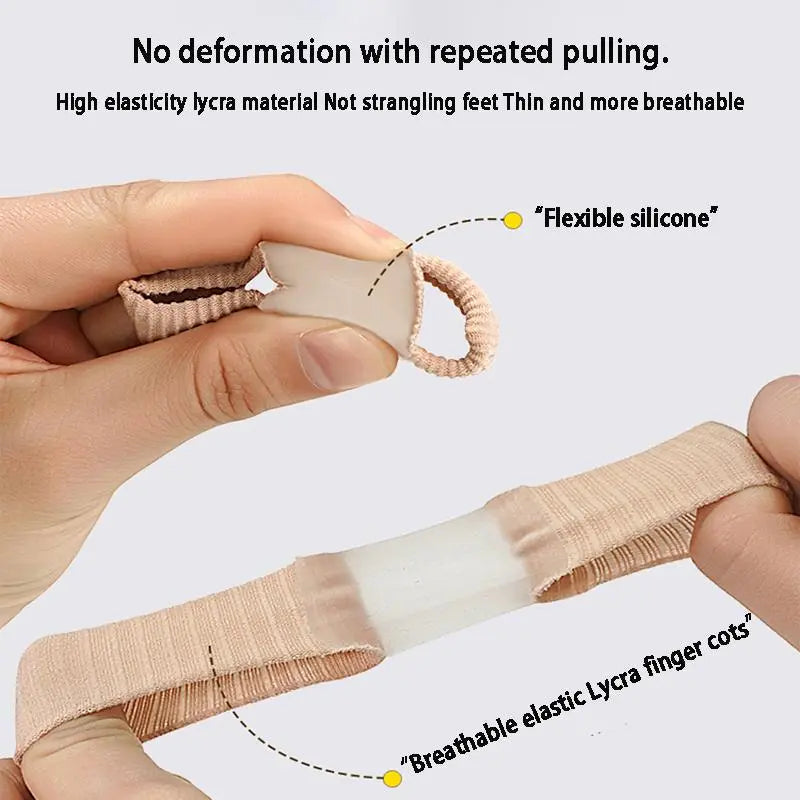 Teenspreiderset Siliconen voor Hallux Valgus en Overlappende Tenen - Zachte Correctie & Pijnverlichting