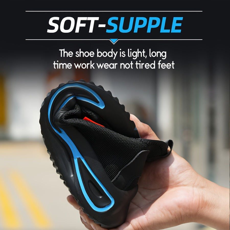 Werkschoenen voor Heren - Lichtgewicht met Stalen Neus en Antislip Zool