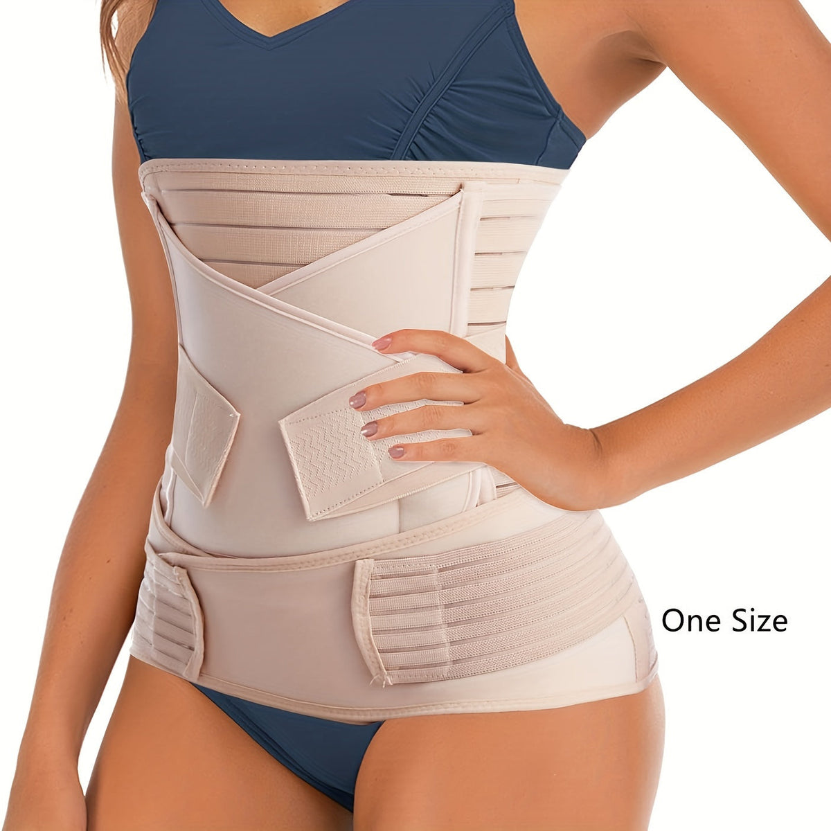 3-in-1 Postpartum Buikband - Verstelbare Herstelband voor Buik, Taille & Bekken