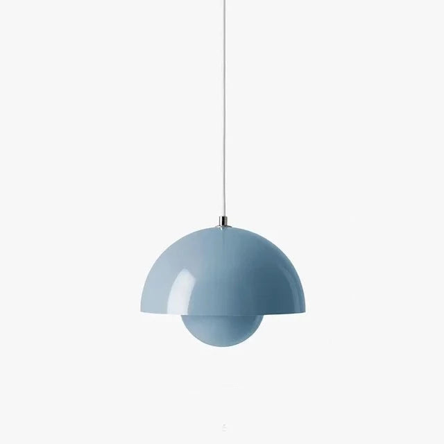 Moderne glazen hanglamp met zachte lichtval - minimalistisch design