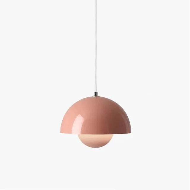 Moderne glazen hanglamp met zachte lichtval - minimalistisch design