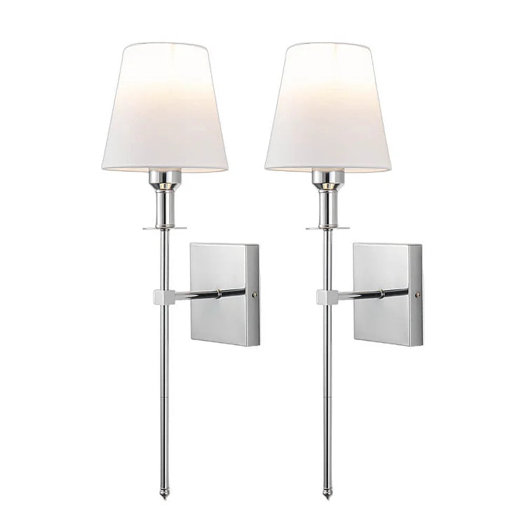 Wandlamp Oplaadbaar Draadloos Binnen Buiten 16x58cm Sfeerlamp Set 2 Stuks Modern