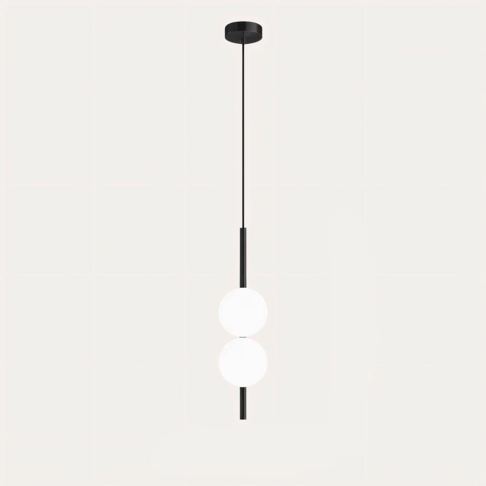 Moderne Hanglamp van Glas & Metaal - Scandinavisch Design (1 of 2 Lichtpunten)