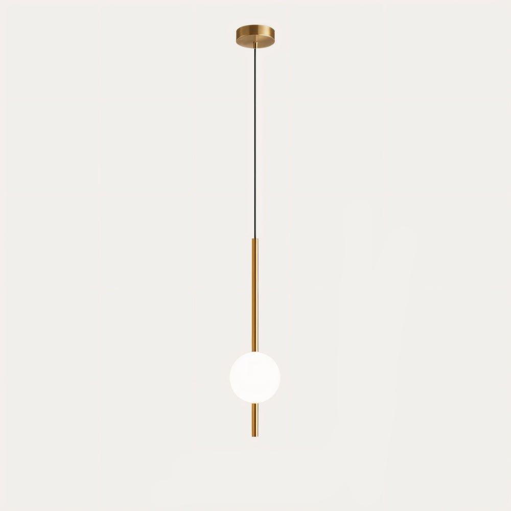 Moderne Hanglamp van Glas & Metaal - Scandinavisch Design (1 of 2 Lichtpunten)