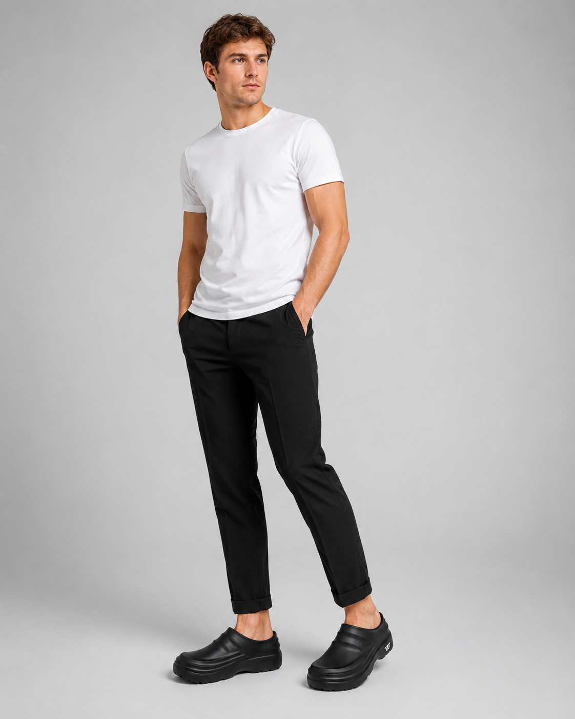 Antislip Werkschoenen voor Professionals - Oliebestendige Slip-On Koksschoenen voor Heren en Dames - Lichtgewicht Veiligheidsschoenen Keuken Zomer