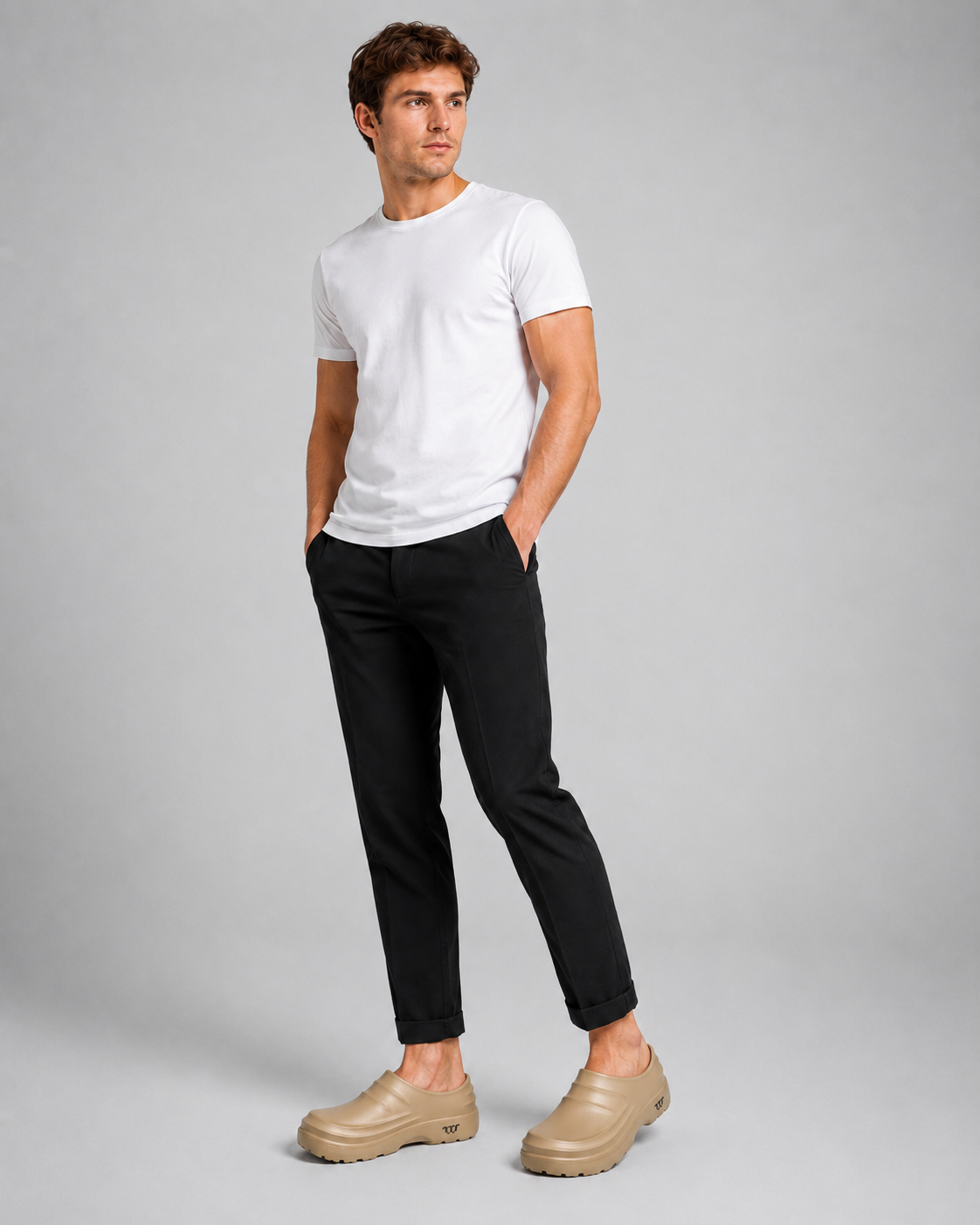 Antislip Werkschoenen voor Professionals - Oliebestendige Slip-On Koksschoenen voor Heren en Dames - Lichtgewicht Veiligheidsschoenen Keuken Zomer