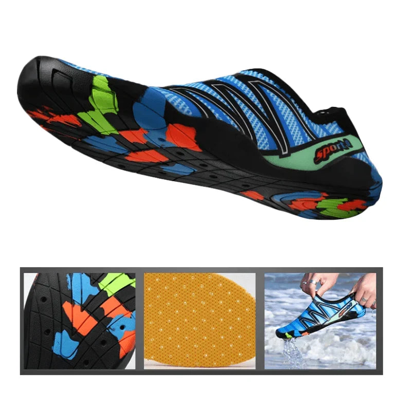Sneldrogende Waterschoenen voor Strand & Watersport - Antislip Zool