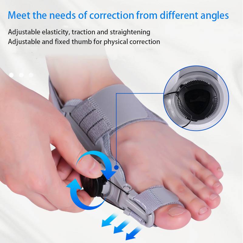 Teencorrector met Verstelbare Druk voor Hallux Valgus Behandeling Overdag en 's Nachts Comfortabel Orthopedisch