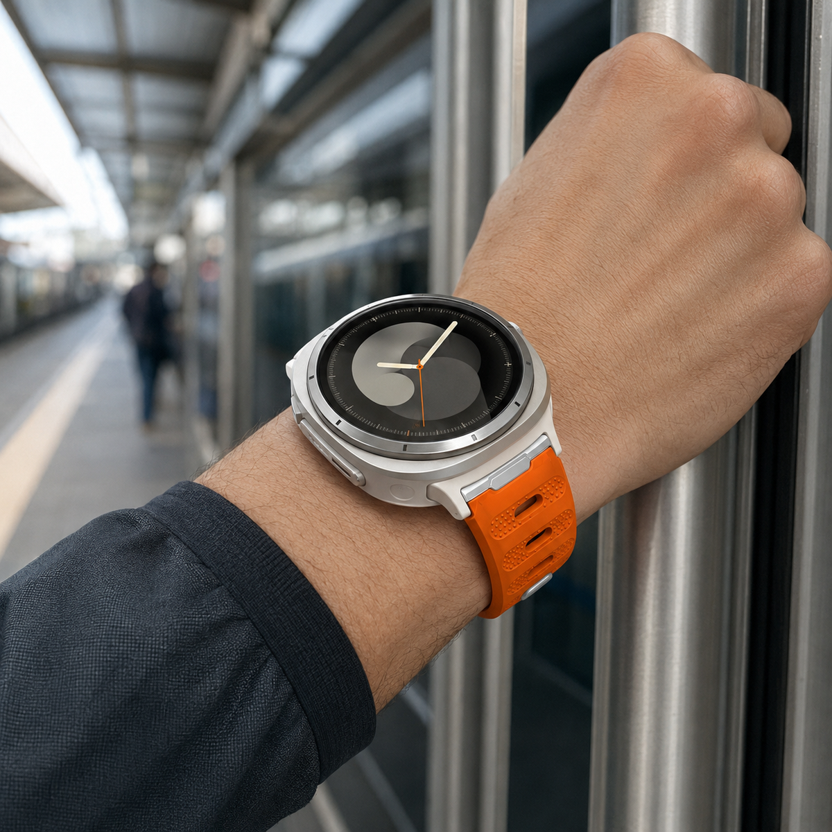 Sporthorlogeband Siliconen Geventileerd voor Smartwatch 40mm 44mm 46mm 47mm Fitnessband Training Sport
