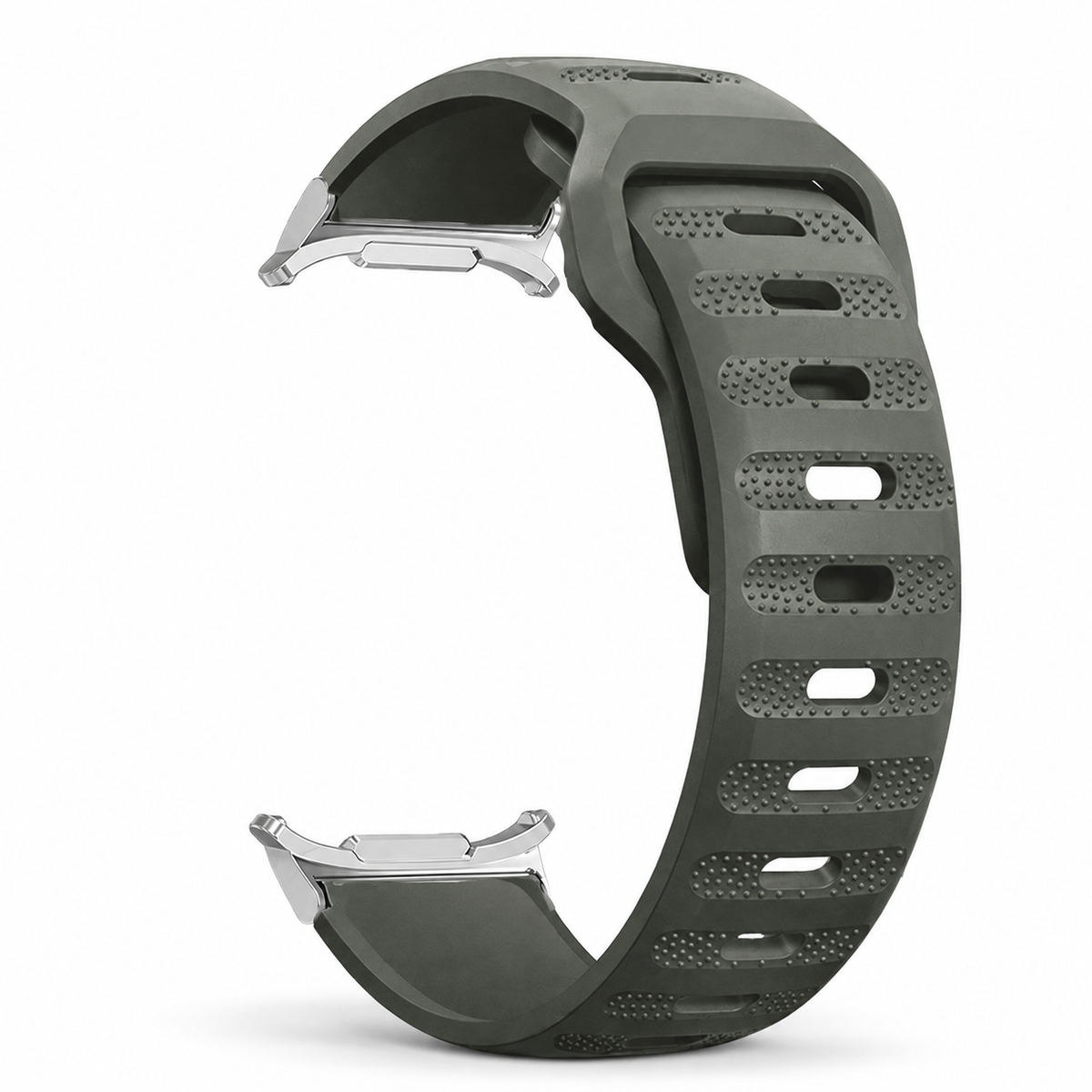 Sporthorlogeband Siliconen Geventileerd voor Smartwatch 40mm 44mm 46mm 47mm Fitnessband Training Sport